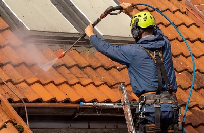 Démoussage et hydrofuge de toiture à la Haye-de-Routot